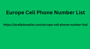 Europe Cell Phone Number List