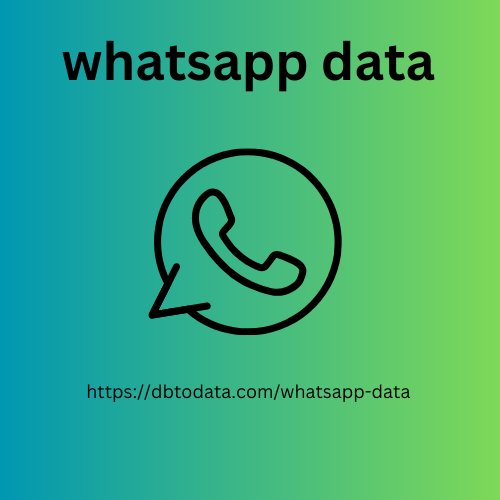 whatsapp data