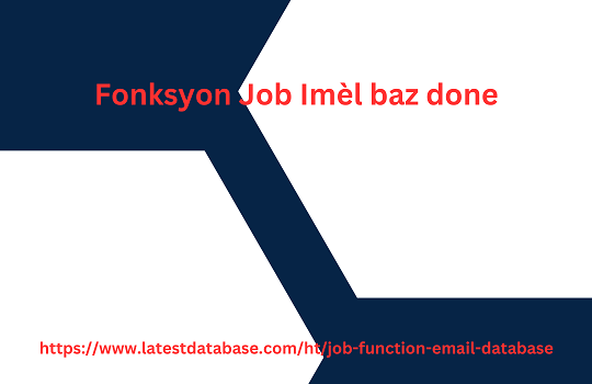 Fonksyon Job Imèl baz done